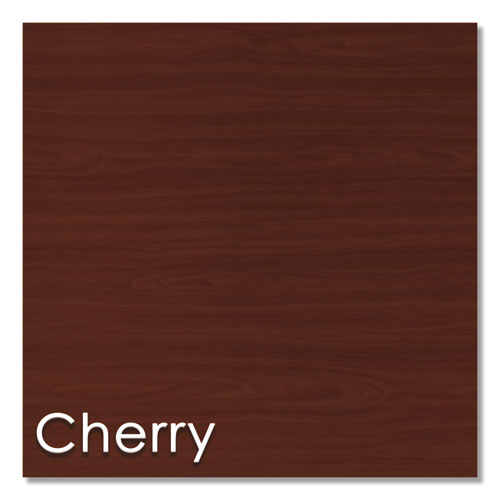 Image of Linea Italia® Study Carrell Starter Unit, 2-Leg, 31.25 X 23.5 X 45.25, Cherry