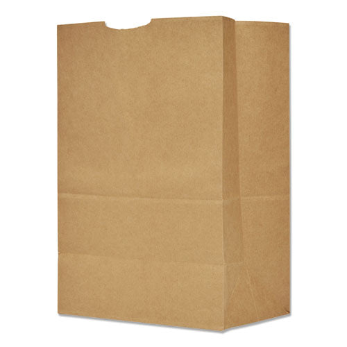 Image of Ross & Wallace Paper Products Grocery Paper Bags, #1/6 BBL Size, Extra Heavy-Duty, 12" x 7" x 17", Natural, 400/Bundle