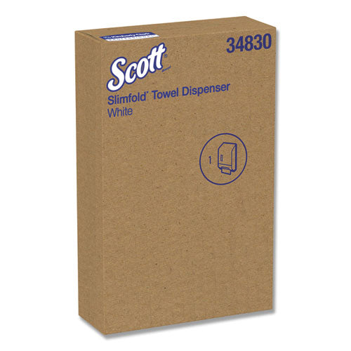 Image of Scott® Slimfold Towel Dispenser, 9.88 x 2.88 x 13.75, White