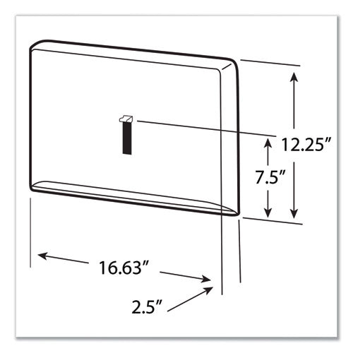 Image of Scott® Personal Seat Cover Dispenser, 16.6 X 2.5 X 12.3, Stainless Steel