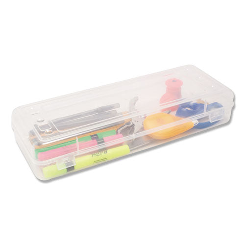 Image of Innovative Storage Designs Stretch Art Box, 13.25" x 5" x 2.3", Clear