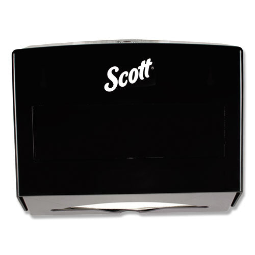 Image of Scott® Scottfold Folded Towel Dispenser, 10.75 X 4.75 X 9, Black