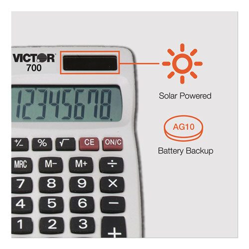 Image of Victor® 700 Pocket Calculator, 8-Digit Lcd