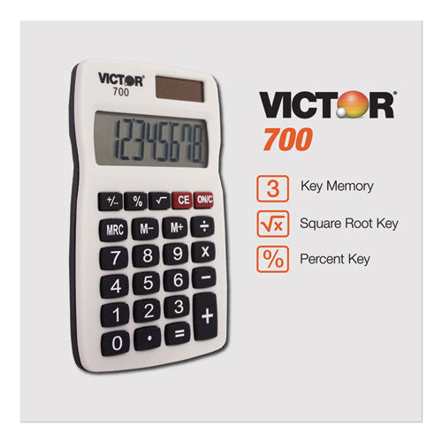 Image of Victor® 700 Pocket Calculator, 8-Digit Lcd