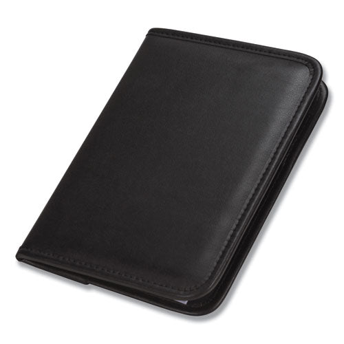 Image of Samsill® Professional Padfolio, 3/4w X 9 1/4h, Open Style, Black