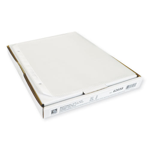 Image of C-Line® Heavyweight Polypropylene Sheet Protectors, Clear, 2", 8.5 x 5.5, 50/Box