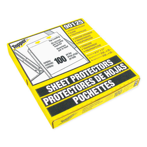 Image of C-Line® Top-Load Polypropylene Sheet Protectors, Standard, Letter, Clear, 2", 100/box