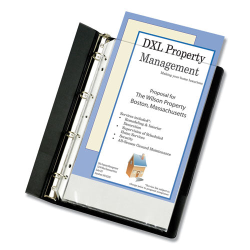 Image of C-Line® Heavyweight Poly Sheet Protectors, Clear, 2", 14 x 8.5, 50/Box