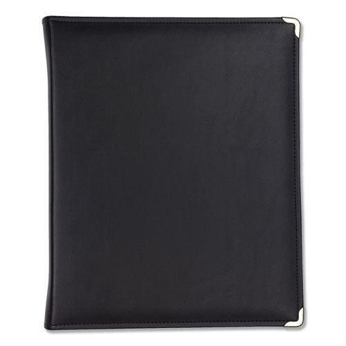 Image of Samsill® Classic Collection Zipper Ring Binder, 3 Rings, 1.5" Capacity, 11 X 8.5, Black