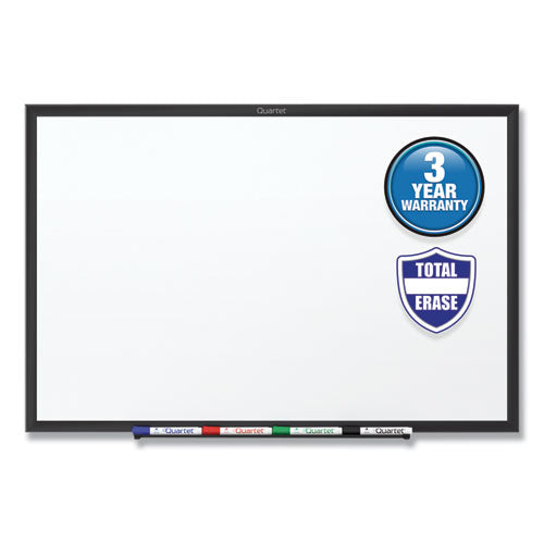 Image of Quartet® Classic Series Total Erase Dry Erase Boards, 96" x 48", White Surface, Black Aluminum Frame