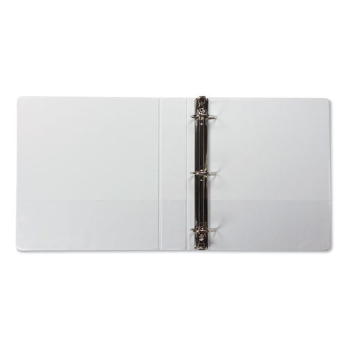 Image of Samsill® Earth's Choice Plant-Based D-Ring View Binder, 3 Rings, 1.5" Capacity, 11 x 8.5, White