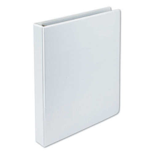 Image of Samsill® Earth's Choice Plant-Based D-Ring View Binder, 3 Rings, 1" Capacity, 11 x 8.5, White
