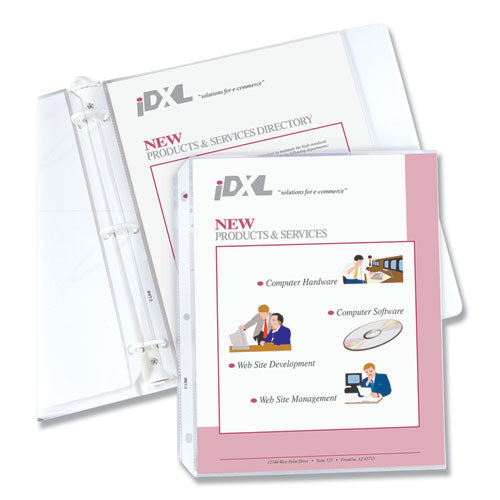 Image of C-Line® Heavyweight Polypropylene Sheet Protectors, Clear, 2", 11 x 8.5, 200/Box