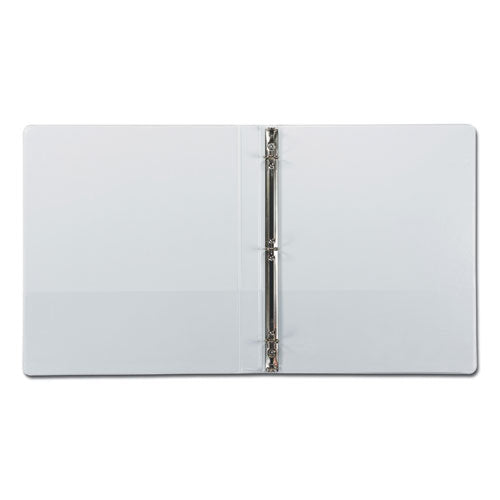 Image of Samsill® Earth's Choice Plant-Based Round Ring View Binder, 3 Rings, 0.5" Capacity, 11 x 8.5, White
