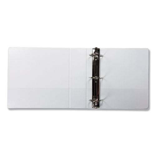 Image of Samsill® Earth's Choice Plant-Based D-Ring View Binder, 3 Rings, 3" Capacity, 11 x 8.5, White