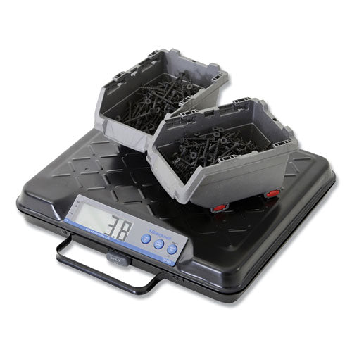 Image of Brecknell Portable Electronic Utility Bench Scale, 100 lb Capacity, 12.5 x 10.95 x 2.2  Platform
