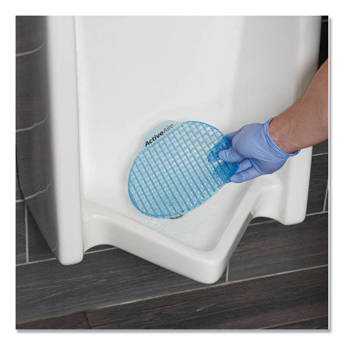 Image of Georgia Pacific® Professional Activeaire Deodorizer Urinal Screen With Side Tab, Sunscape Mango Scent, Orange, 12/carton