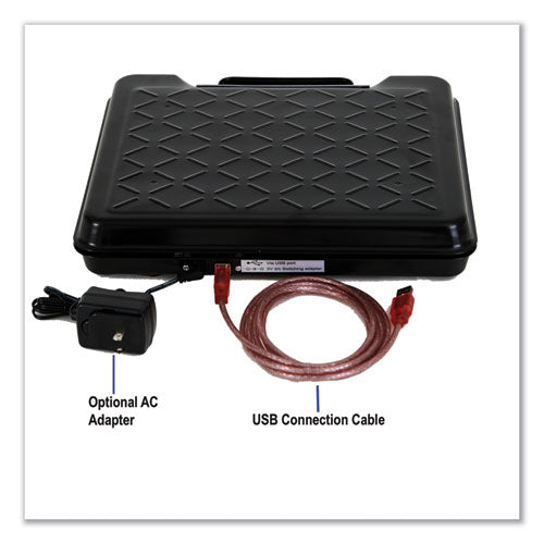 Image of Brecknell Portable Electronic Utility Bench Scale, 250 lb Capacity, 12.5 x 10.95 x 2.2  Platform