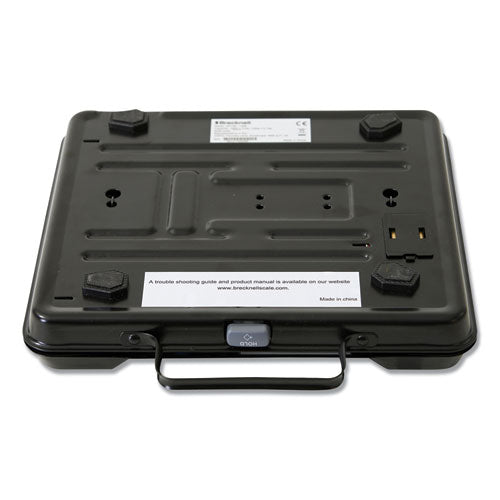 Image of Brecknell Portable Electronic Utility Bench Scale, 250 lb Capacity, 12.5 x 10.95 x 2.2  Platform