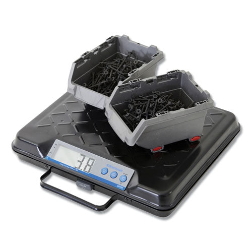 Image of Brecknell Portable Electronic Utility Bench Scale, 250 lb Capacity, 12.5 x 10.95 x 2.2  Platform