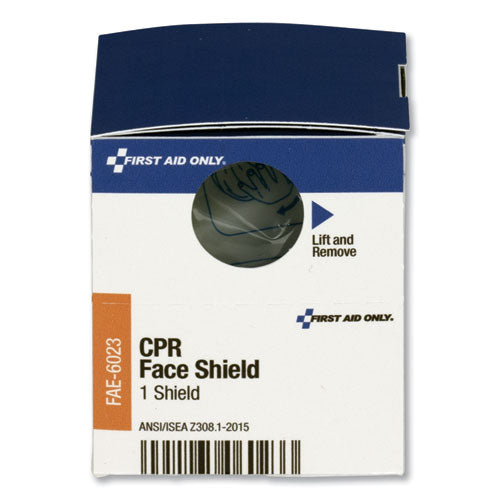 Image of First Aid Only SmartCompliance CPR Face Shield and Breathing Barrier, Plastic, One Size Fits All