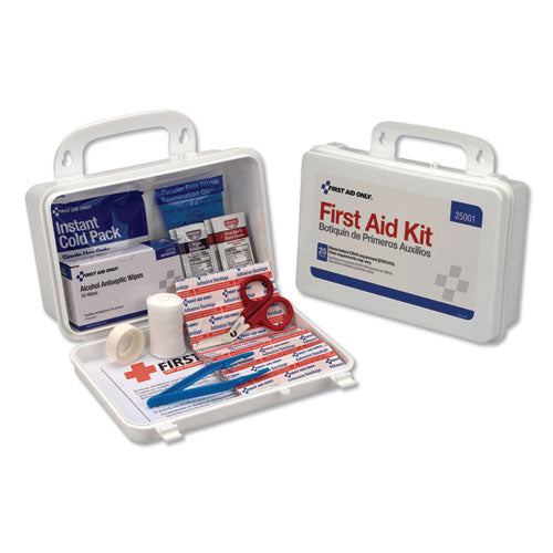 Image of PhysiciansCare® by First Aid Only® First Aid Kit For Use By Up To 25 People, 113 Pieces, Plastic Case