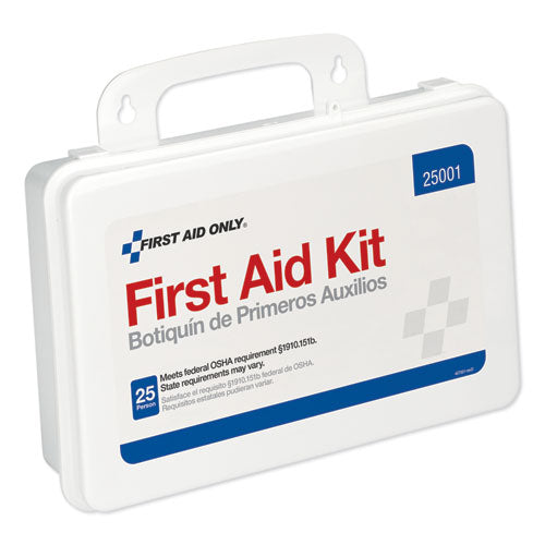 Image of PhysiciansCare® by First Aid Only® First Aid Kit For Use By Up To 25 People, 113 Pieces, Plastic Case