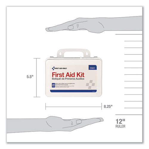 Image of PhysiciansCare® by First Aid Only® First Aid Kit For Use By Up To 25 People, 113 Pieces, Plastic Case