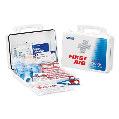 Image of PhysiciansCare® by First Aid Only® Office First Aid Kit, For Up To 25 People, 131 Pieces, Plastic Case