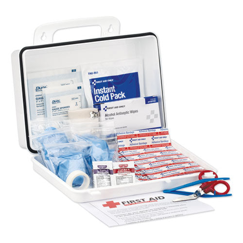 Image of PhysiciansCare® by First Aid Only® Office First Aid Kit, For Up To 25 People, 131 Pieces, Plastic Case