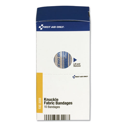 Image of First Aid Only Knuckle Bandages, Individually Sterilized, 10/box