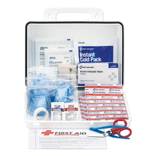 Image of PhysiciansCare® by First Aid Only® Office First Aid Kit, For Up To 25 People, 131 Pieces, Plastic Case