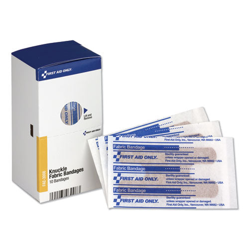 Image of First Aid Only Knuckle Bandages, Individually Sterilized, 10/box