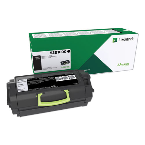 Image of Lexmark 53b1000 Unison Toner, 11,000 Page-Yield, Black