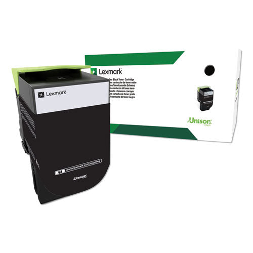 Image of Lexmark 80c1hk0 Return Program High-Yield Toner, 4,000 Page-Yield, Black