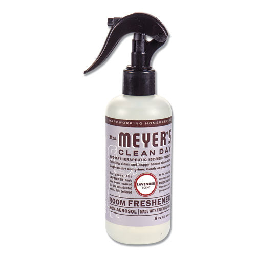 Image of Mrs. Meyer's® Clean Day Room Freshener, Lavender, 8 Oz, Non-Aerosol Spray, 6/carton
