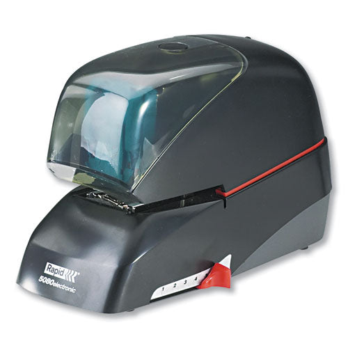 Image of Rapid® 5080e Professional Electric Stapler, 90-Sheet Capacity, Black