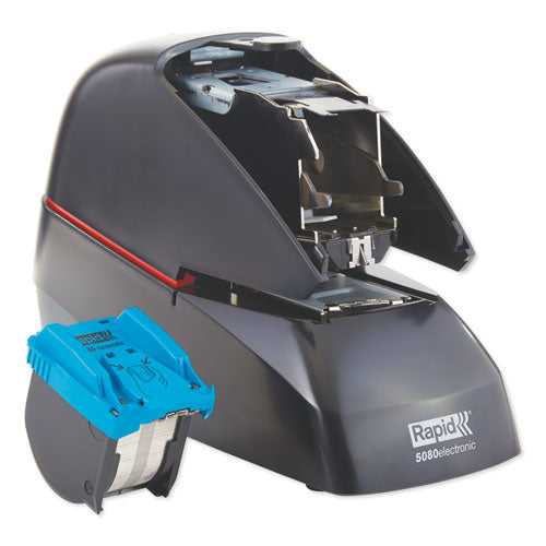 Image of Rapid® 5080e Professional Electric Stapler, 90-Sheet Capacity, Black