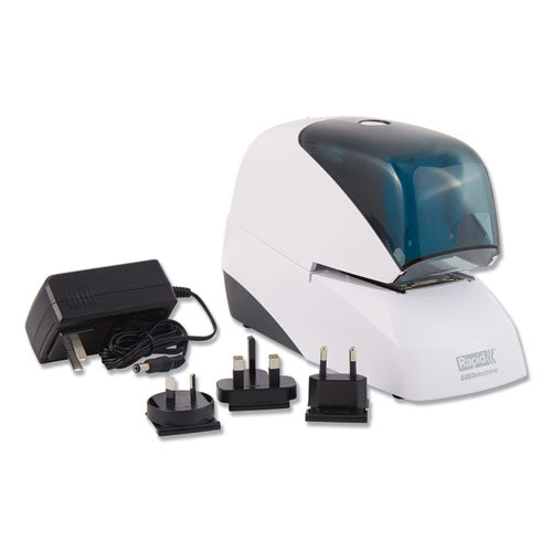 Image of Rapid® 5050e Professional Electric Stapler, 60-Sheet Capacity, White
