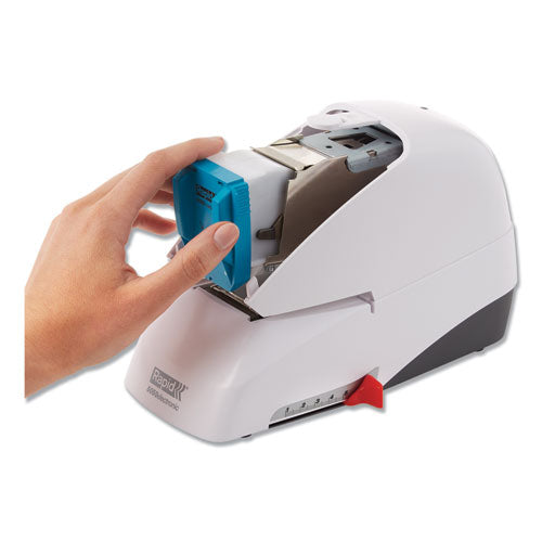 Image of Rapid® 5050e Professional Electric Stapler, 60-Sheet Capacity, White