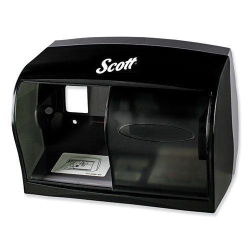 Image of Scott® Essential Coreless SRB Tissue Dispenser for Business, 11 x 6 x 7.6, Black