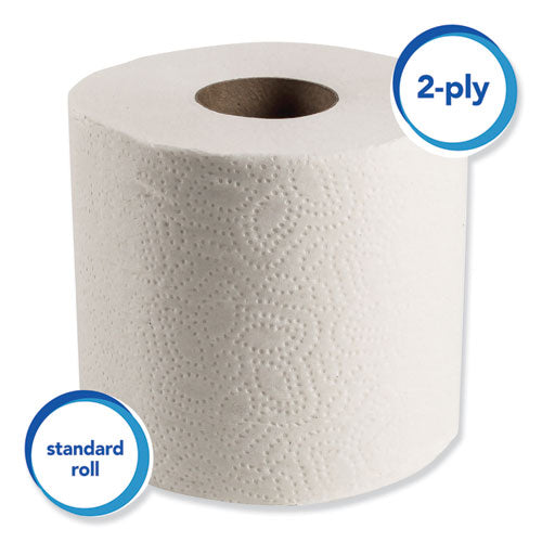 Image of Scott® Essential Standard Roll Bathroom Tissue for Business, Septic Safe, 2-Ply, White, 550 Sheets/Roll