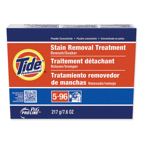 Image of Tide® Professional Stain Removal Treatment Powder, 7.6 Oz Box, 14/carton