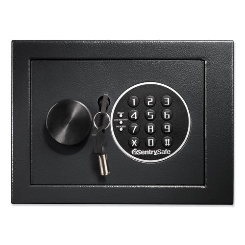 Image of Sentry® Safe Electronic Security Safe, 0.14 Cu Ft, 9w X 6.6d X 6.6h, Black