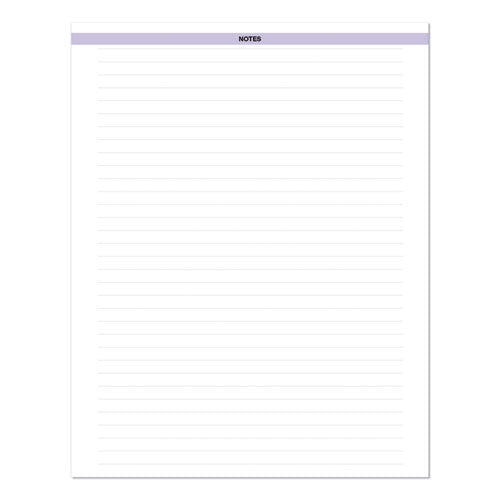 Image of House of Doolittle Recycled Wild Flower Weekly/Monthly Planner, Wild Flowers Artwork, 9 x 7, Gray/White/Purple Cover, 12-Month (Jan-Dec): 2025