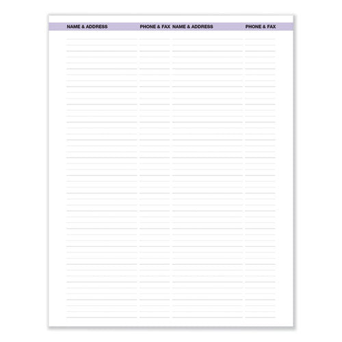 Image of House of Doolittle Recycled Wild Flower Weekly/Monthly Planner, Wild Flowers Artwork, 9 x 7, Gray/White/Purple Cover, 12-Month (Jan-Dec): 2025