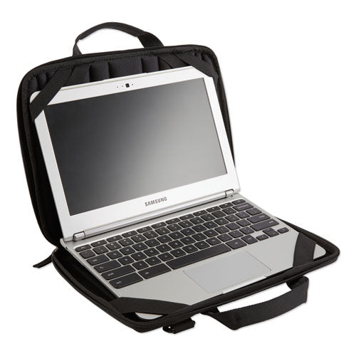 Image of Case Logic® Guardian Work-In Case with Pocket, Fits Devices Up to 13.3", Polyester, 13 x 2.4 x 9.8, Black