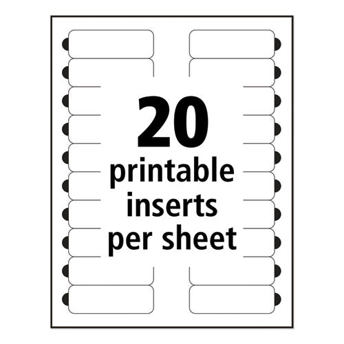 Image of Avery® The Mighty Badge Name Badge Holder Kit, Horizontal, 3 X 1, Laser, Silver, 50 Holders/120 Inserts