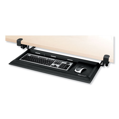 Image of Fellowes® Designer Suites Deskready Keyboard Drawer, 19.19w X 9.81d, Black Pearl