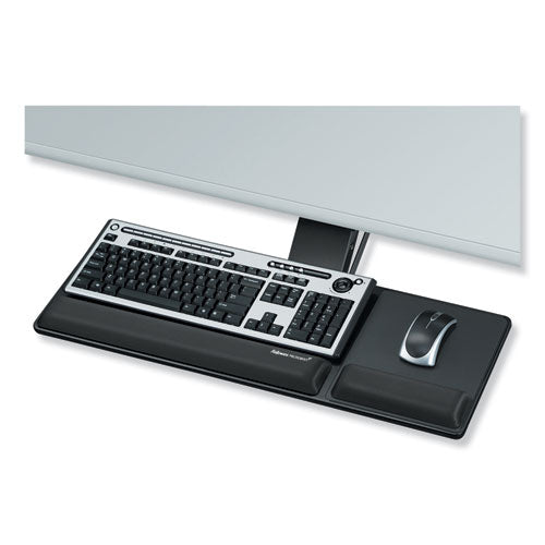 Image of Fellowes® Designer Suites Compact Keyboard Tray, 19w X 9.5d, Black